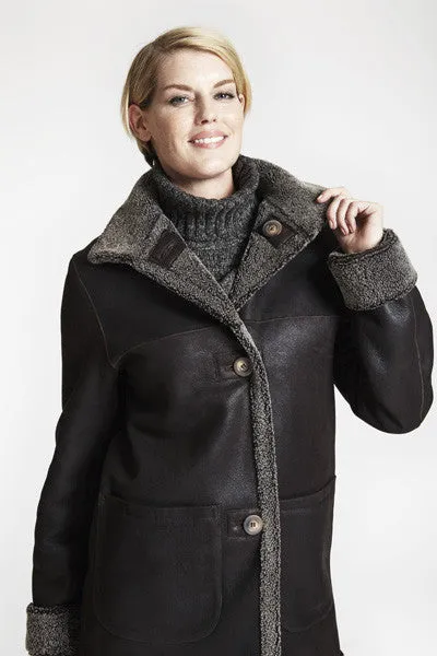 #449 Reversible Shearling Barn Jacket