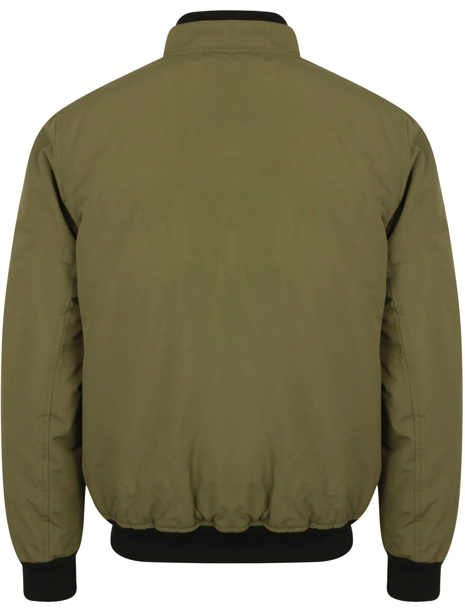 Abourne Zip Through Bomber Jacket in Khaki - Tokyo Laundry