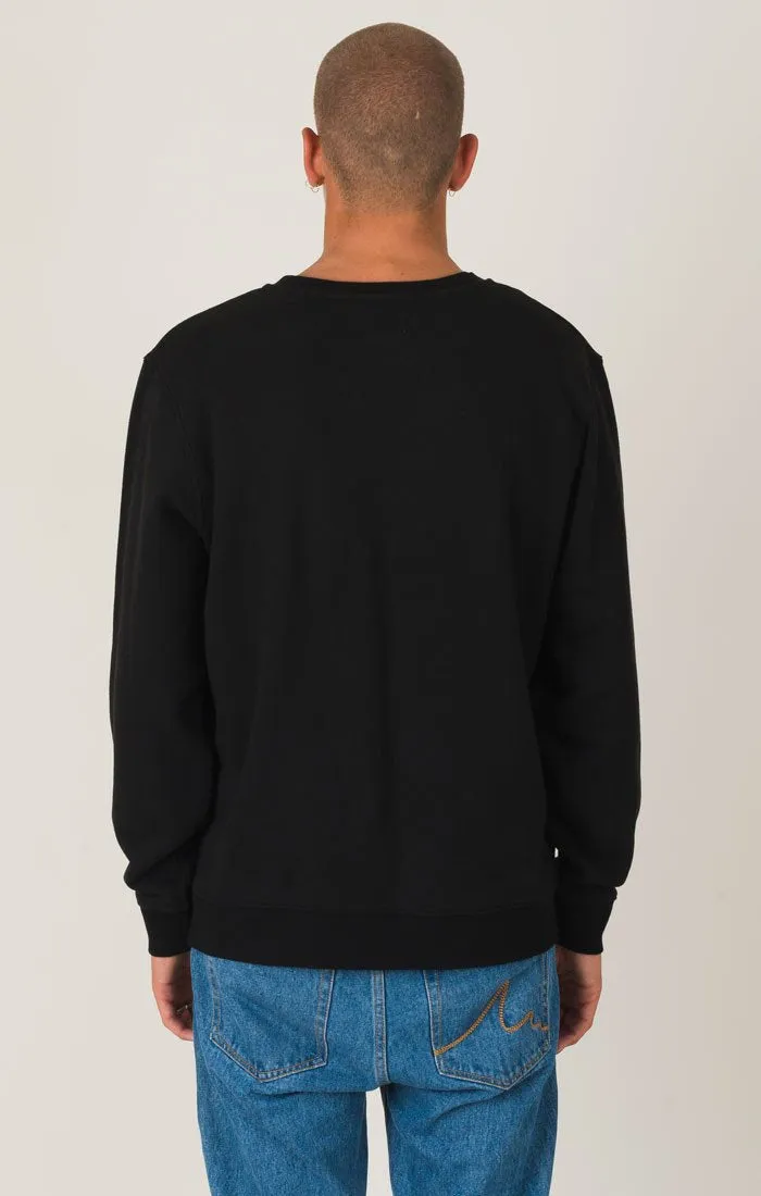 Afends Mens Flame Embroid - Crew Neck Sweat