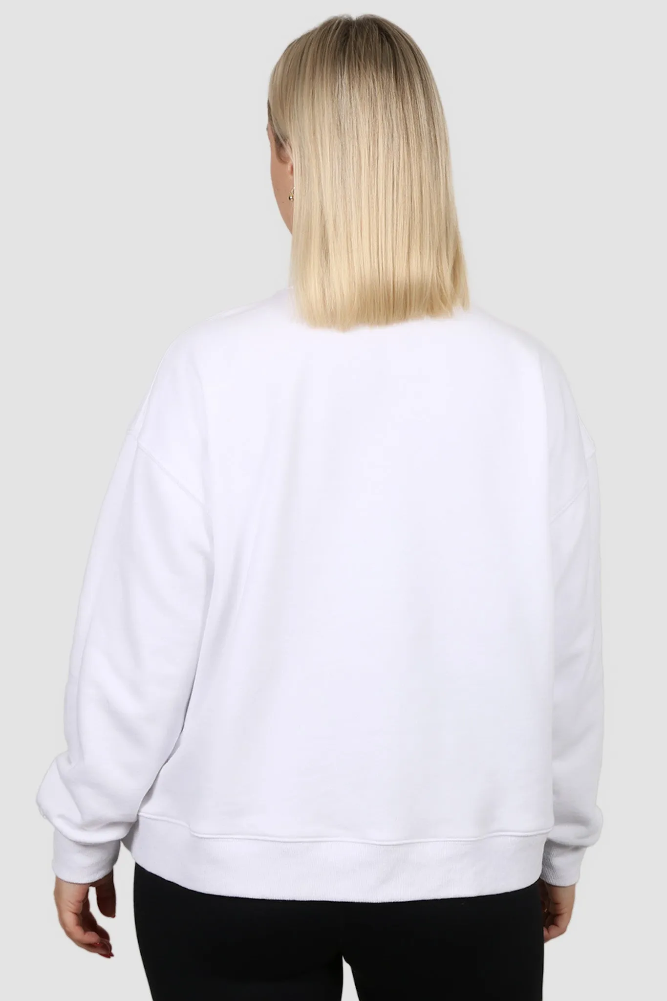 ATHLETICA OVERSIZED CREW WHITE