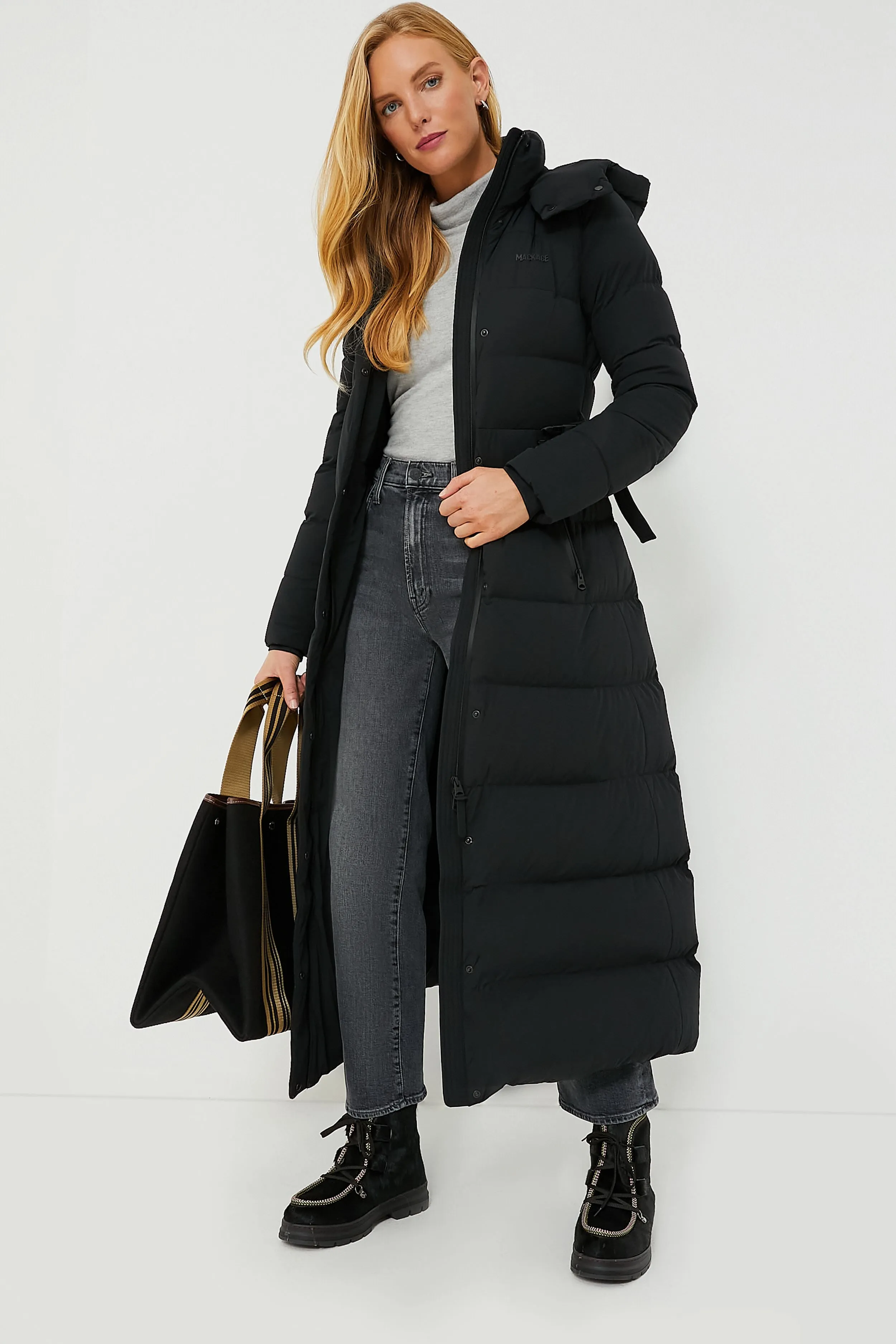 Black Calina City Down Coat