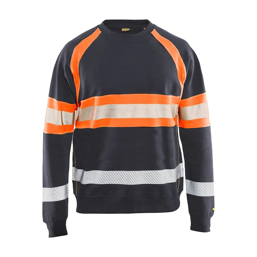 Blaklader 3359 Hi-Vis Round Neck Sweatshirt