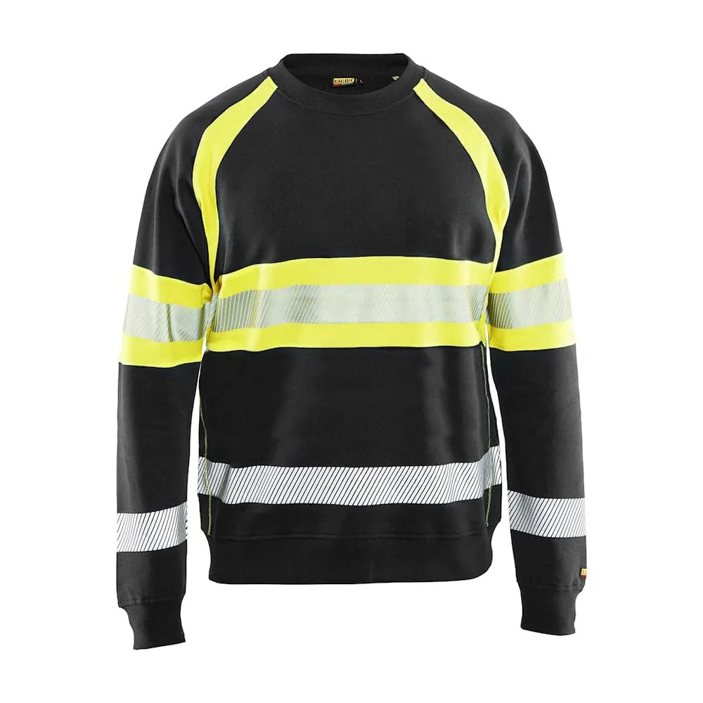 Blaklader 3359 Hi-Vis Round Neck Sweatshirt