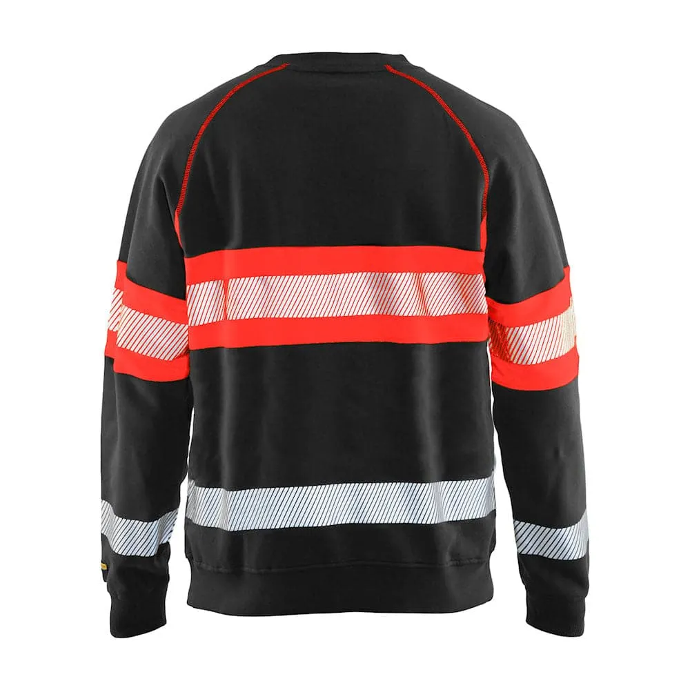 Blaklader 3359 Hi-Vis Round Neck Sweatshirt