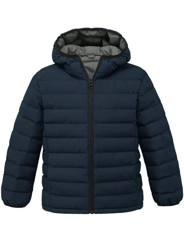 Boy's Packable Lightweight Winter Coat Hooded Quilted Puffer Jacket