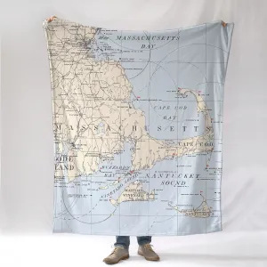 Cape Cod and the Islands Antique Blanket