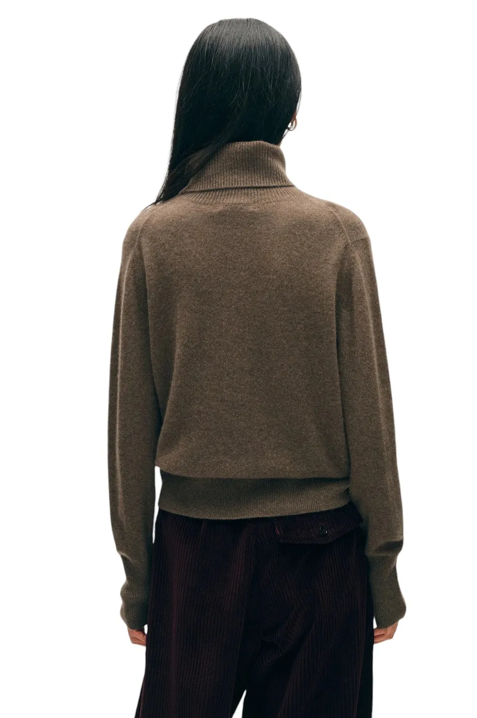 Cashmere Turtleneck - Russet Brown