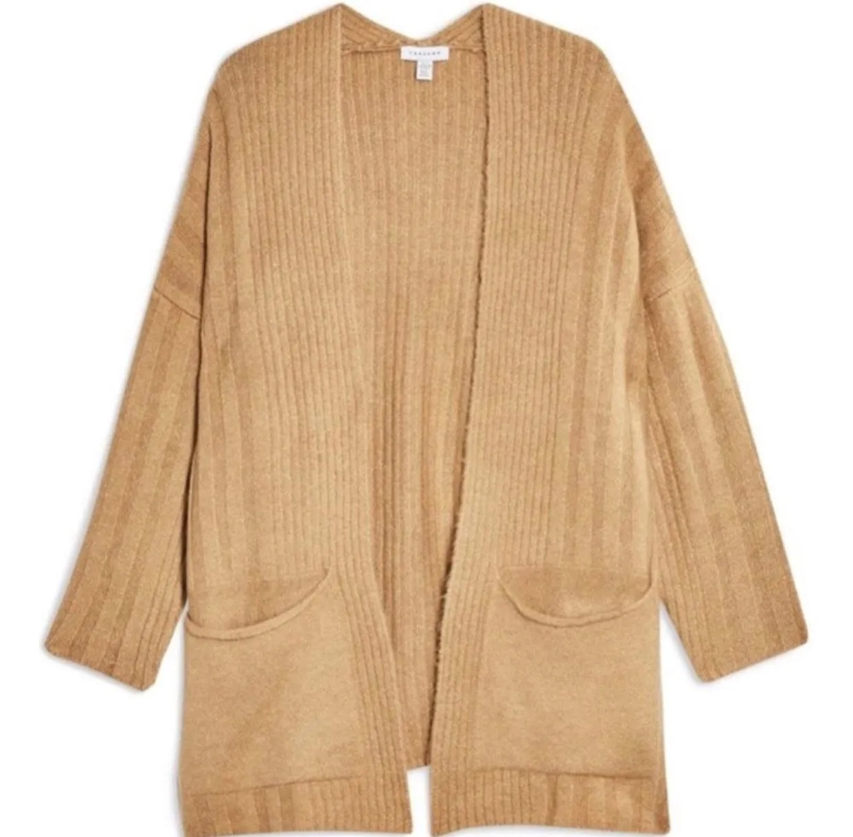 Chunky Mid-Length Cardigan Sweater