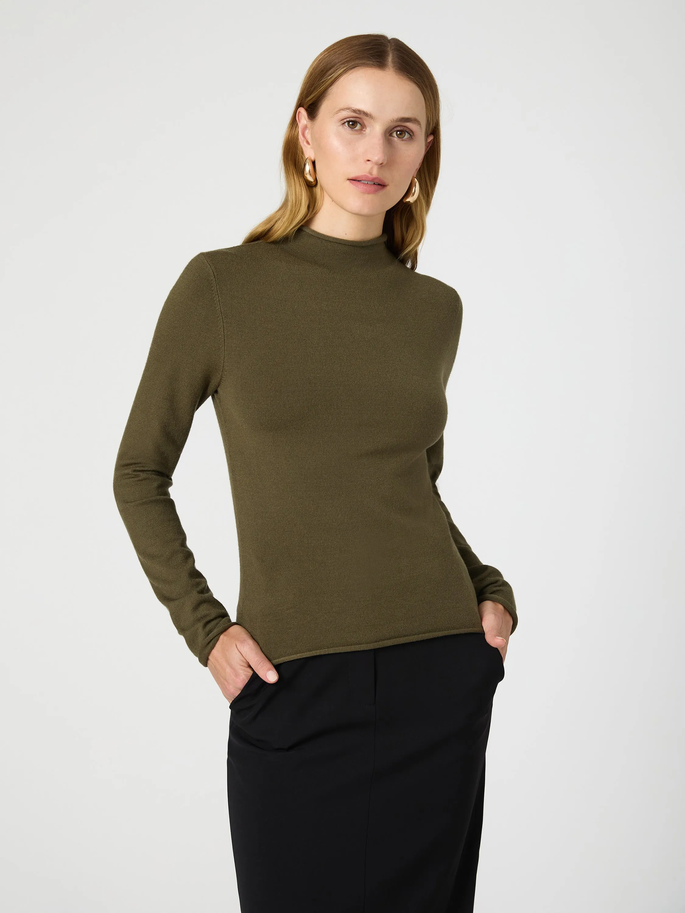 Cosysoft Fitted High Neck Sweater