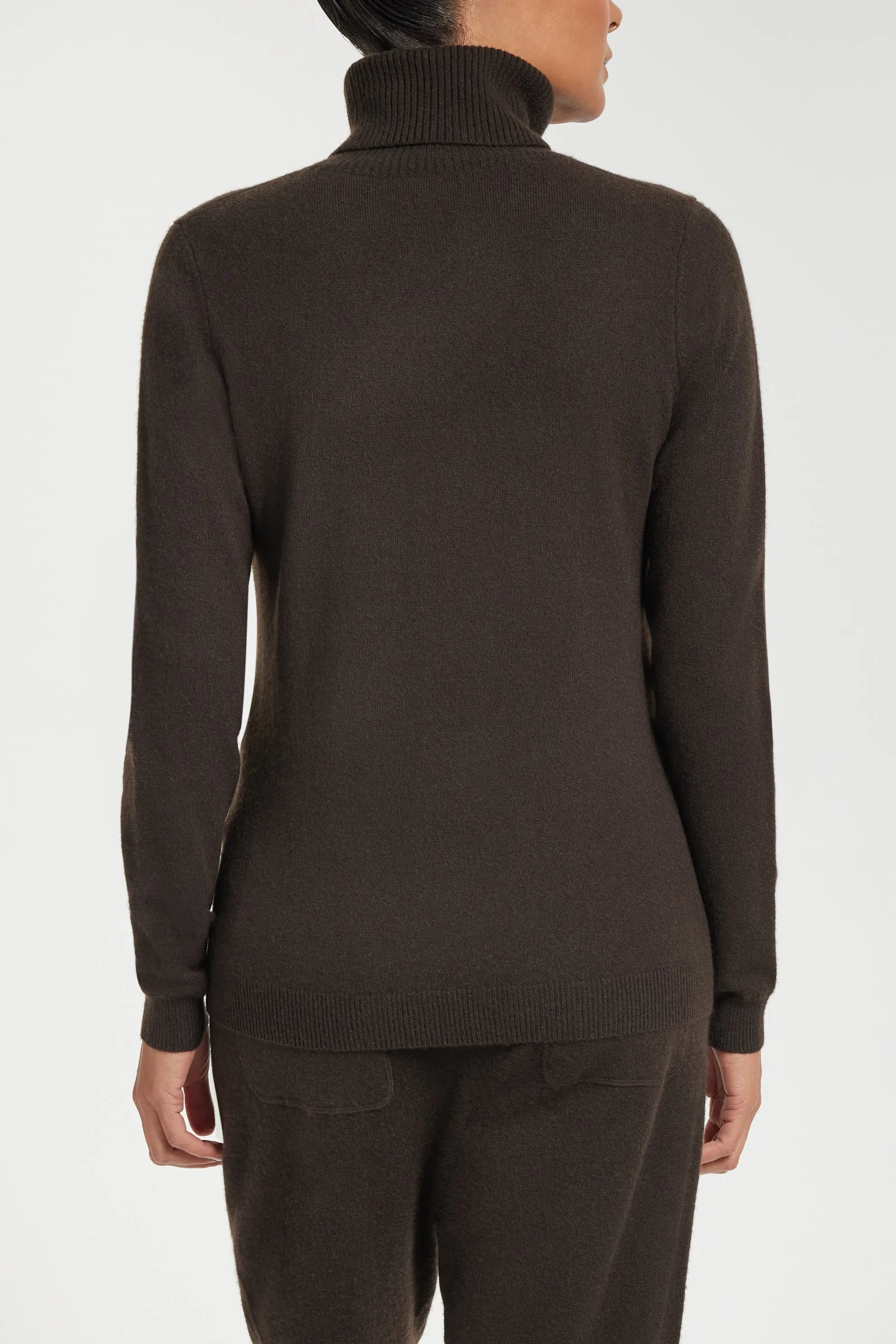 Emily Cashmere Turtleneck Sweater