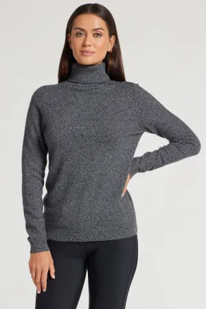 Emily Cashmere Turtleneck Sweater