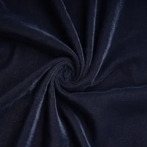 Grey Solid Velvet Fabric 20932