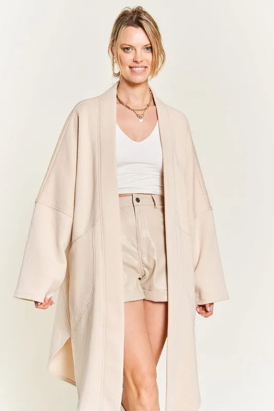 JADE BY JANE OVERSIZED KNIT CARDIGAN PLUS JJO5013P