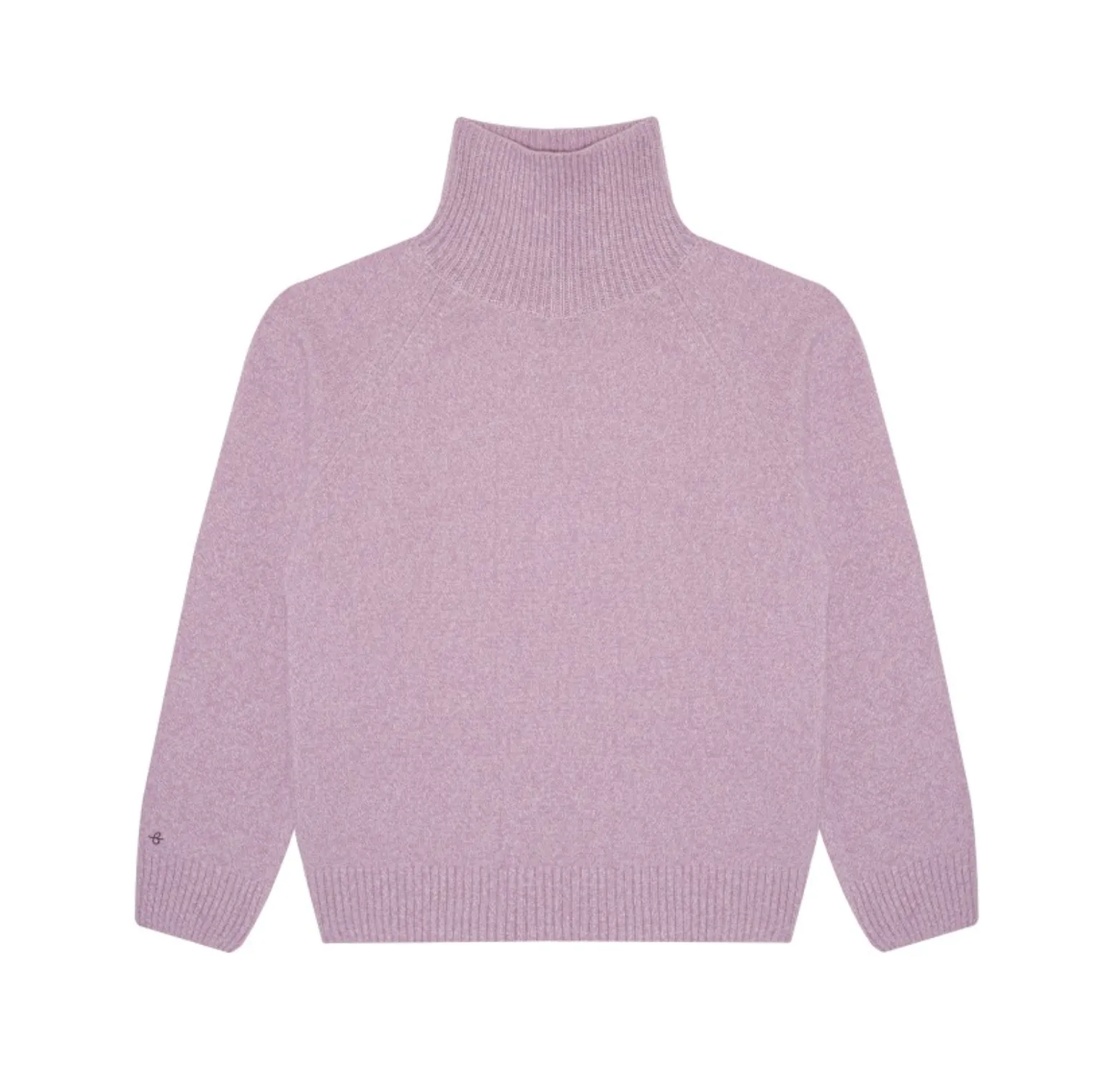 knit high neck - lavender