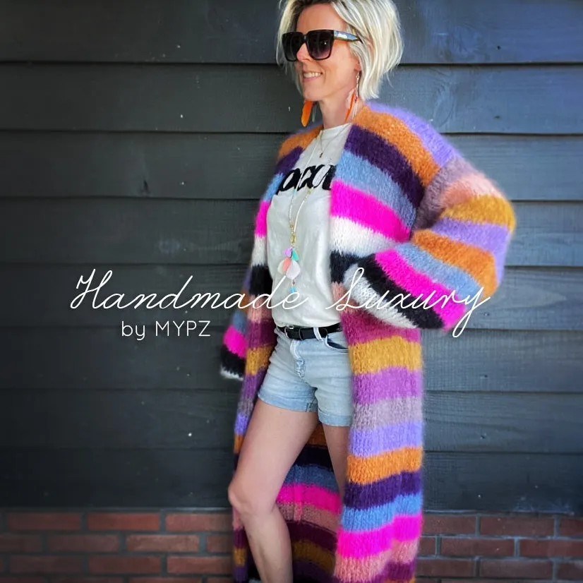 Knit pattern – MYPZ Long Light Mohair Cardigan Shava No10 (ENG-NL)