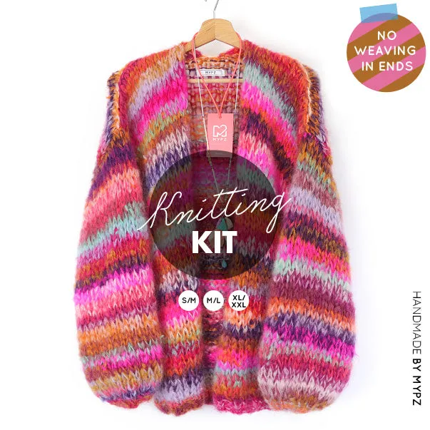 Knitting Kit – MYPZ Chunky Mohair Cardigan Piece No.15 (ENG-NL)