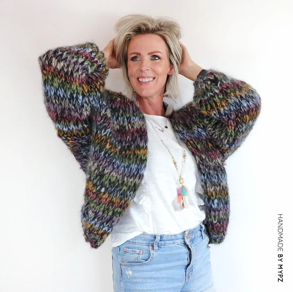 Knitting Kit – MYPZ Short Chunky Mohair Cardigan Florine No.15 (ENG-NL)