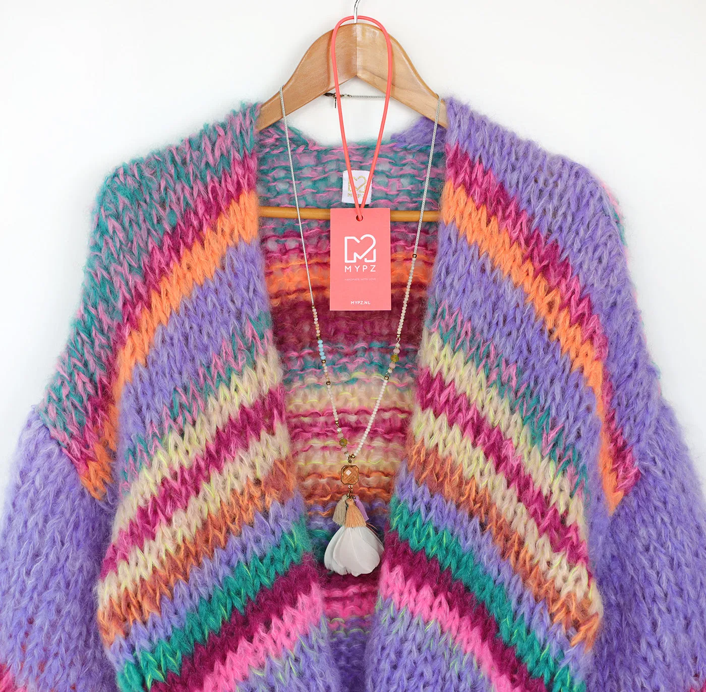 Knitting Kit – MYPZ Short Chunky Mohair Cardigan Madeira No.15 (ENG-NL-DE)