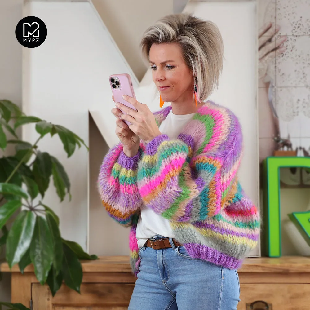 Knitting pattern – MYPZ Short Chunky Mohair Cardigan Aurora No.15 (ENG-NL)