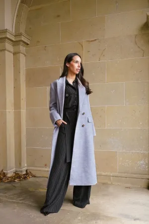 Love Laura Coat In Grey Marl