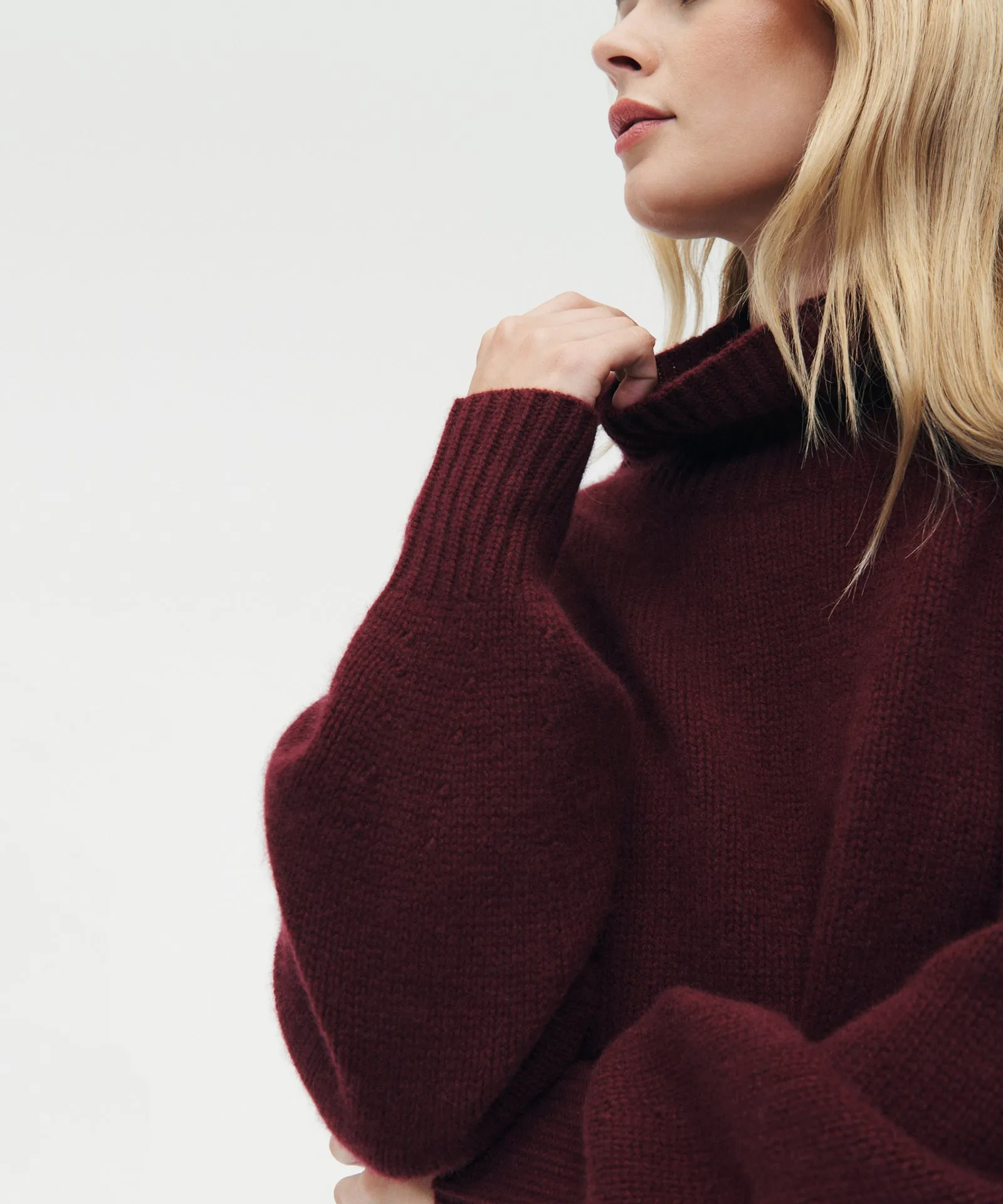 Luxe Cashmere Oversized Turtleneck