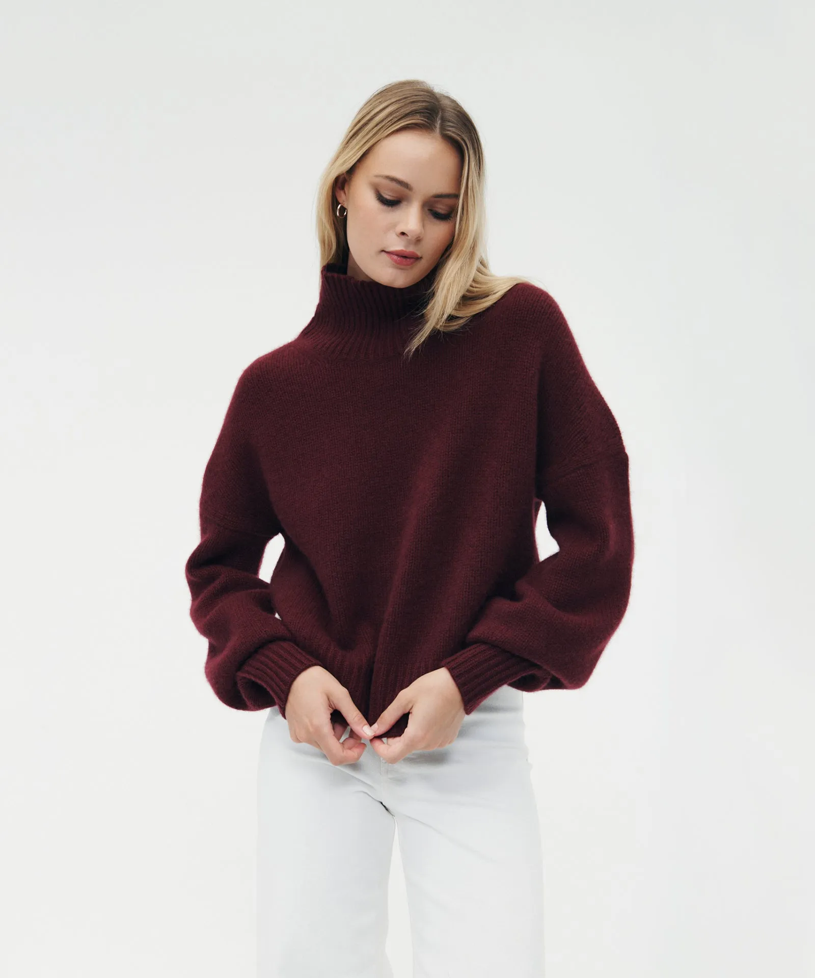 Luxe Cashmere Oversized Turtleneck