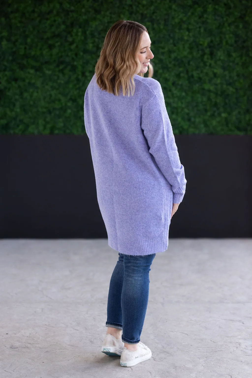 Madison Cozy Cardigan - Lavender by Michelle Mae