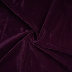 Maroon Solid Velvet Fabric 20930