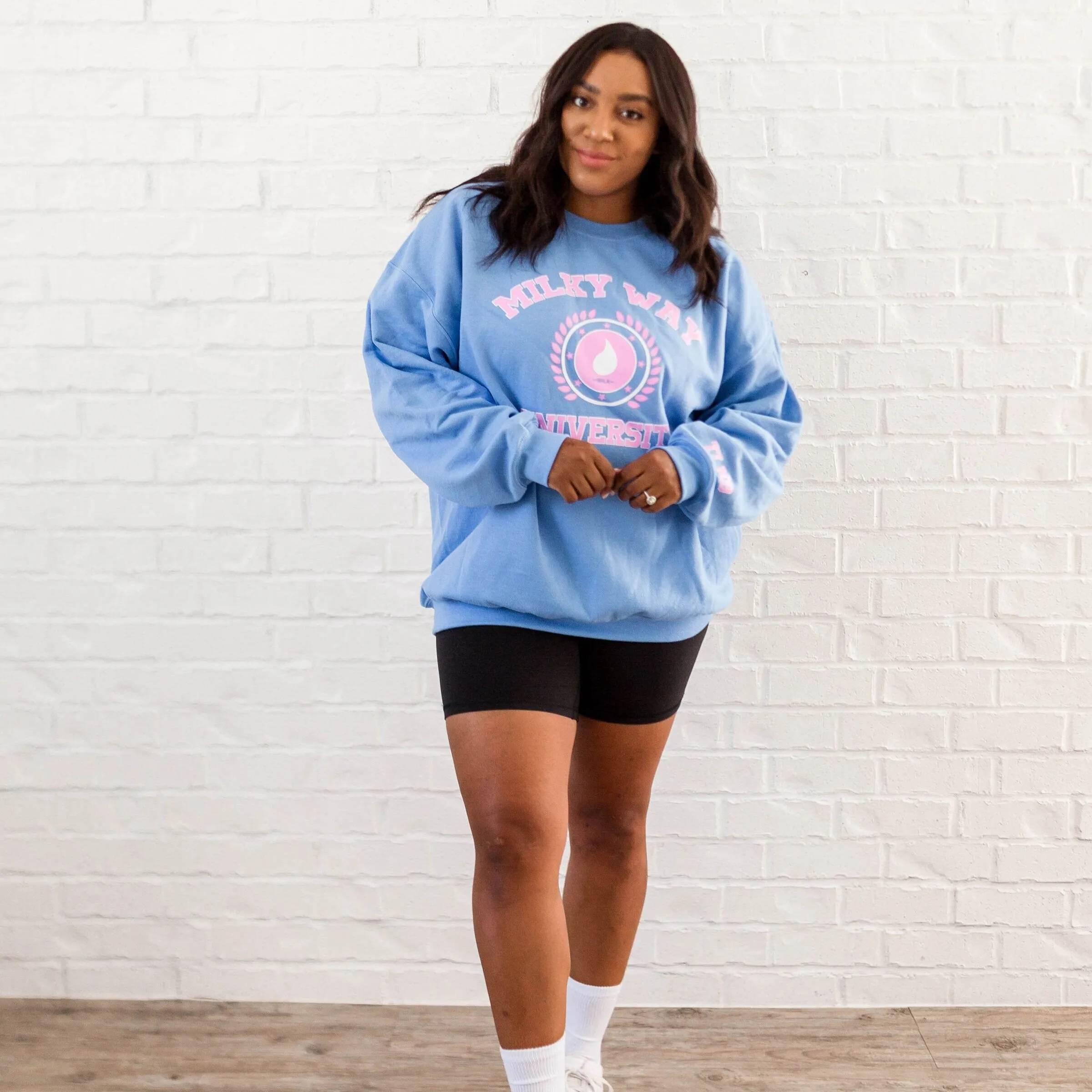 Milky Way University Oversized Pullover