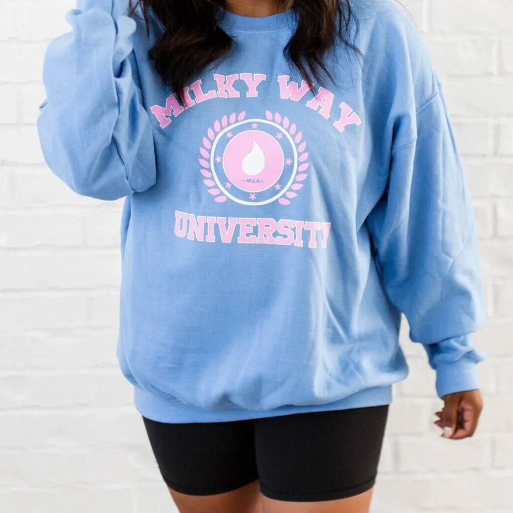 Milky Way University Oversized Pullover