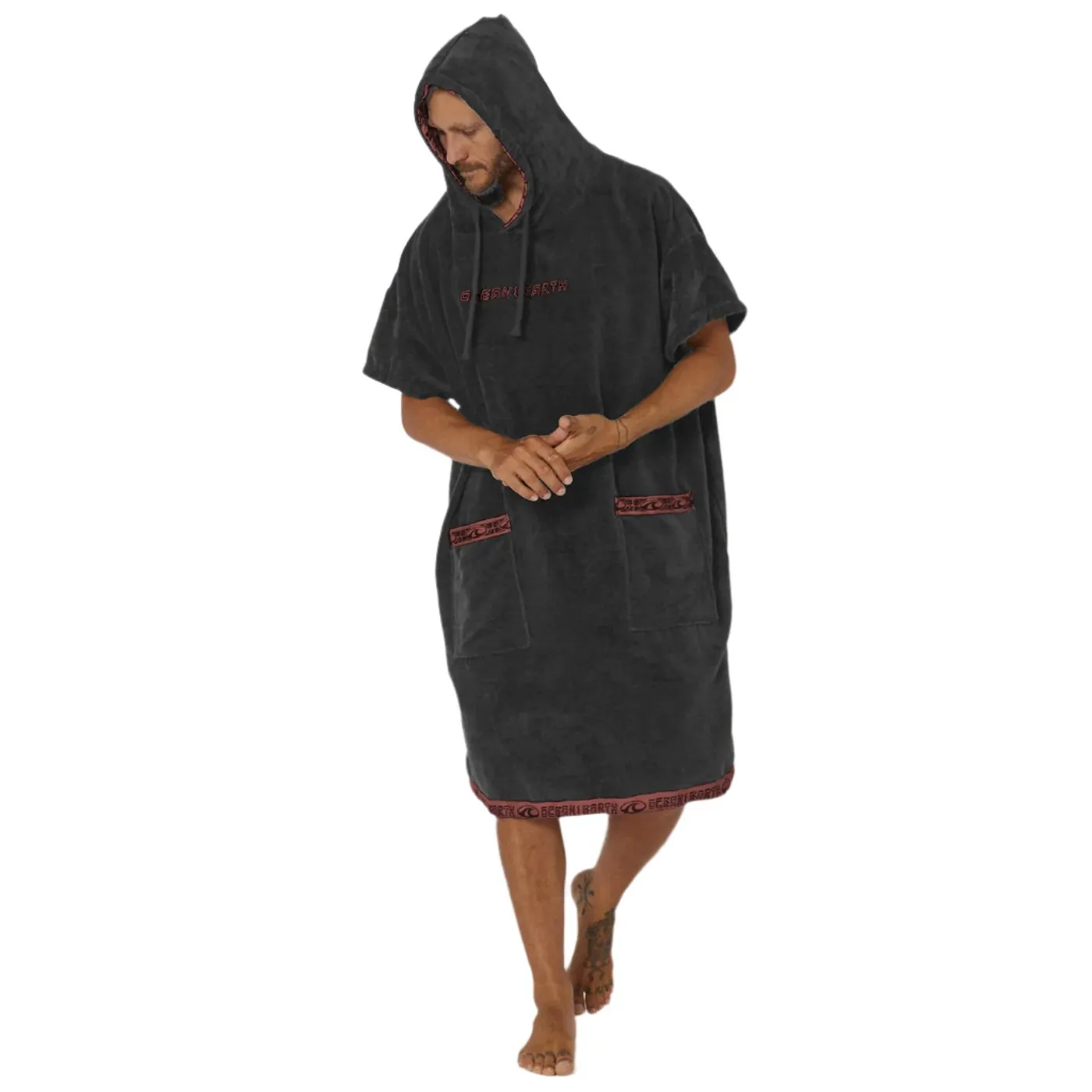 Ocean & Earth Mens Strike Hooded Towel