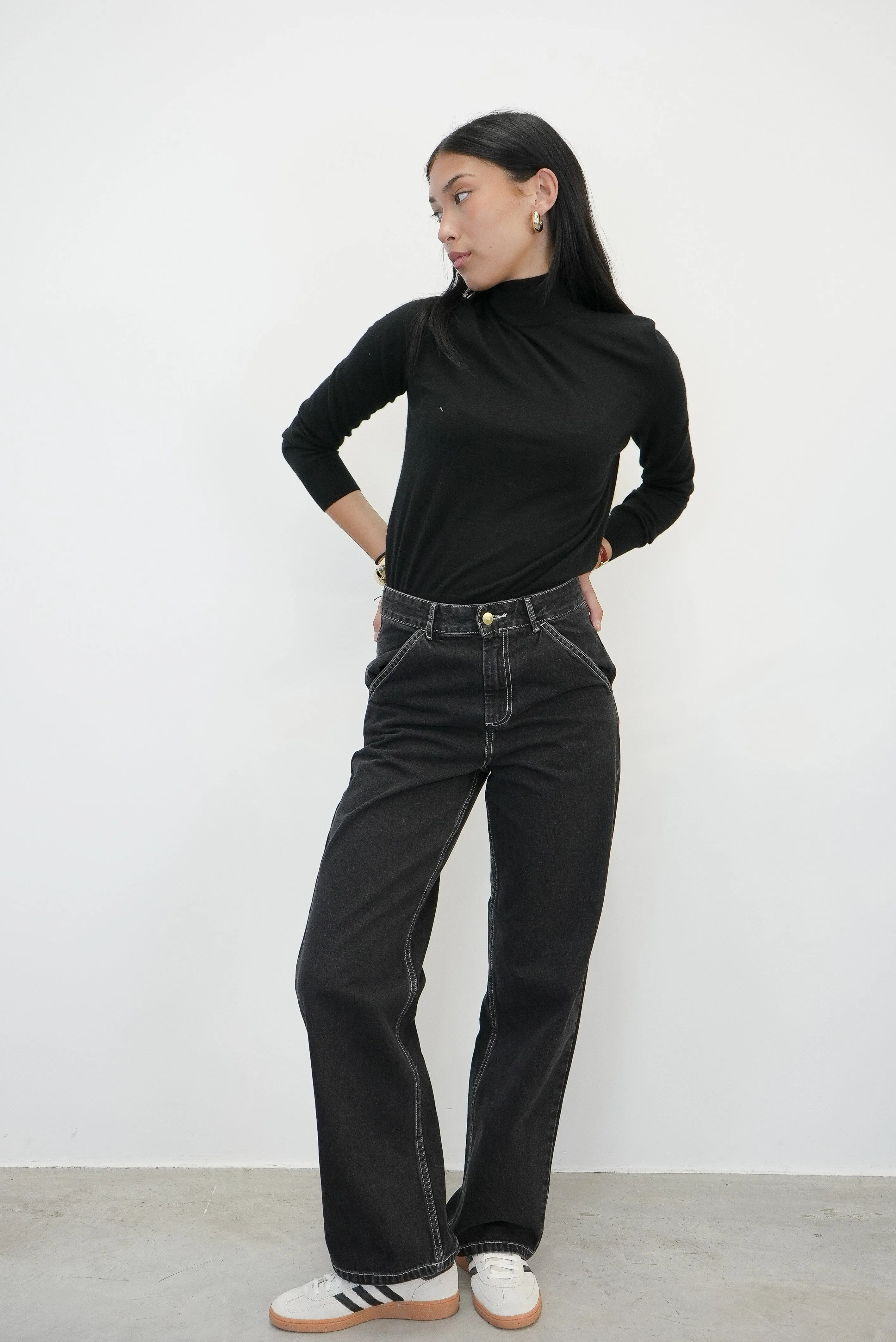 OPHELIA CASHMERE TURTLENECK SWEATER