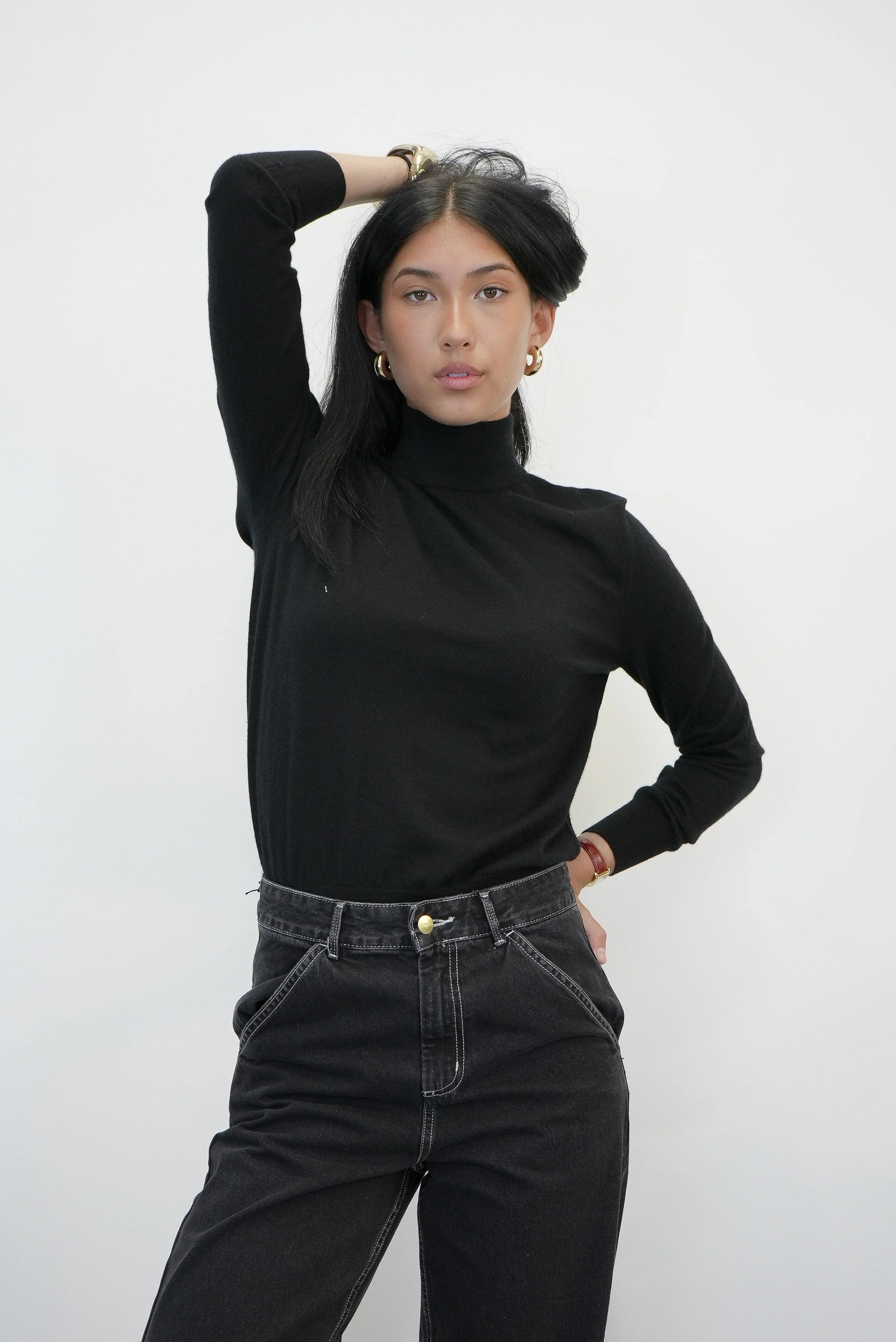 OPHELIA CASHMERE TURTLENECK SWEATER