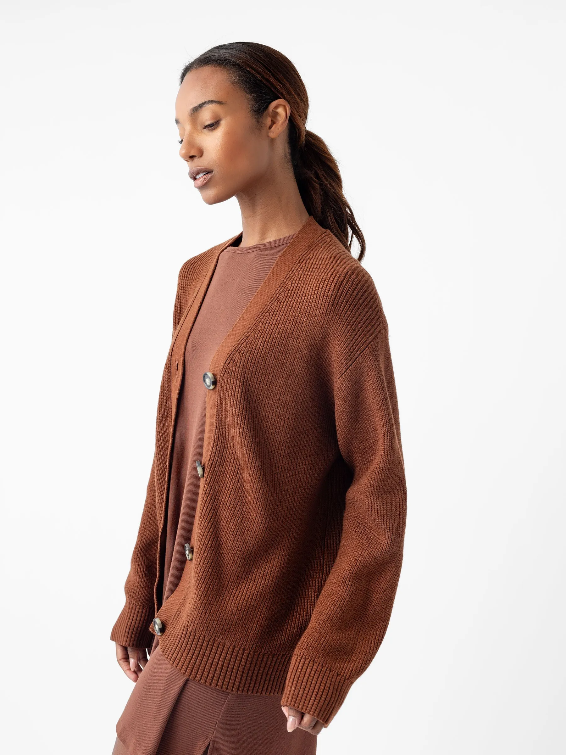 Oversized Classic Cardigan