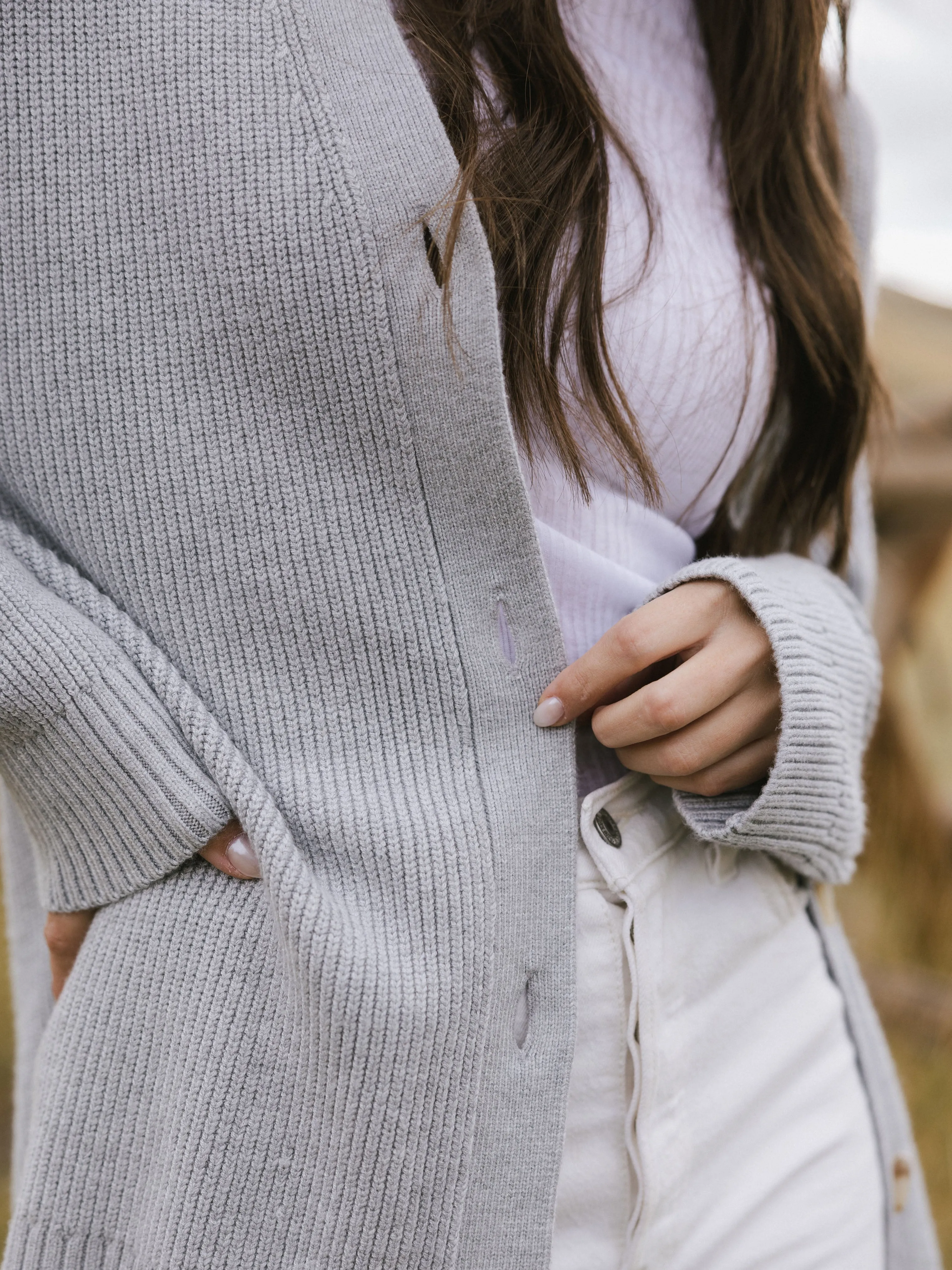 Oversized Classic Cardigan