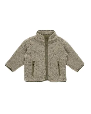 Quincy Mae Shearling Jacket -Olive