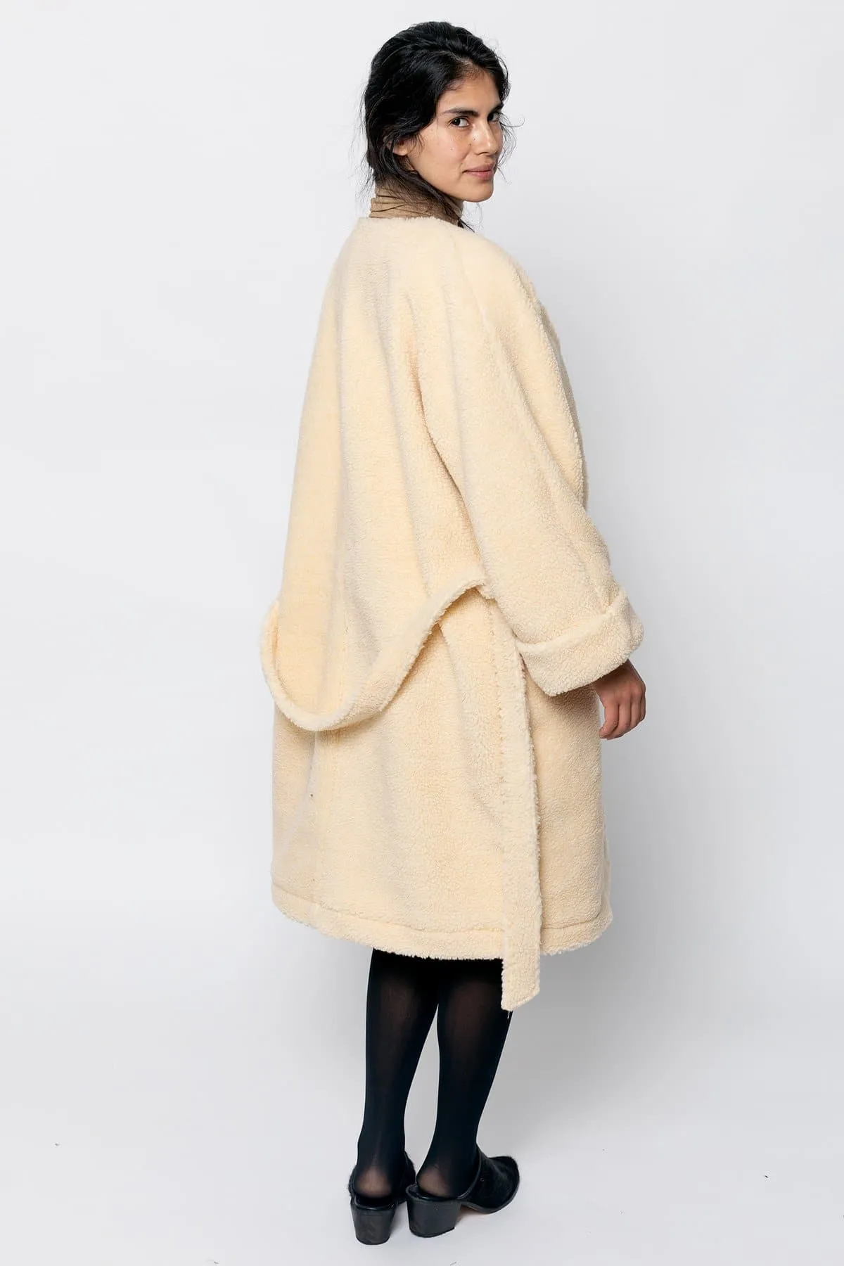 SHR312 - The Oversized Sherpa Wrap Coat