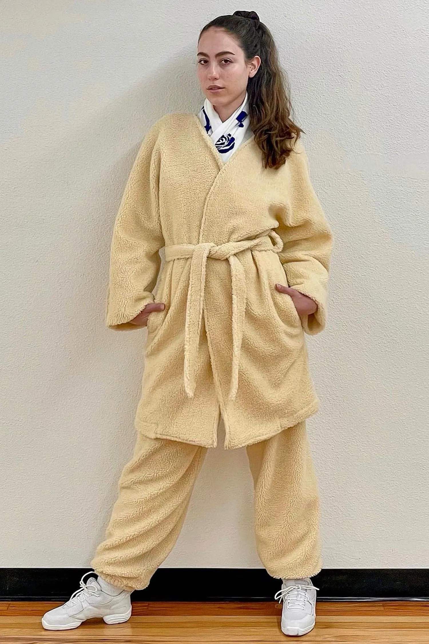 SHR312 - The Oversized Sherpa Wrap Coat