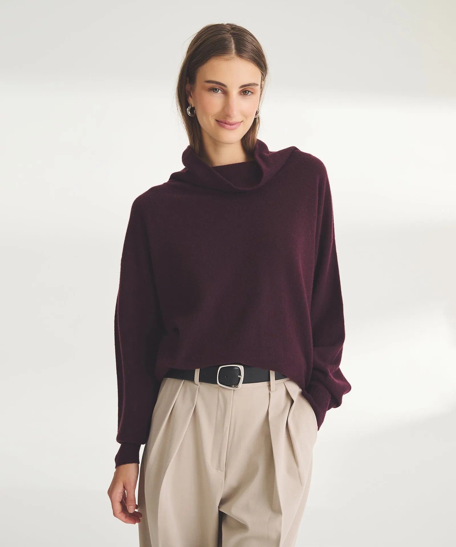 Signature Cashmere Funnel Turtleneck