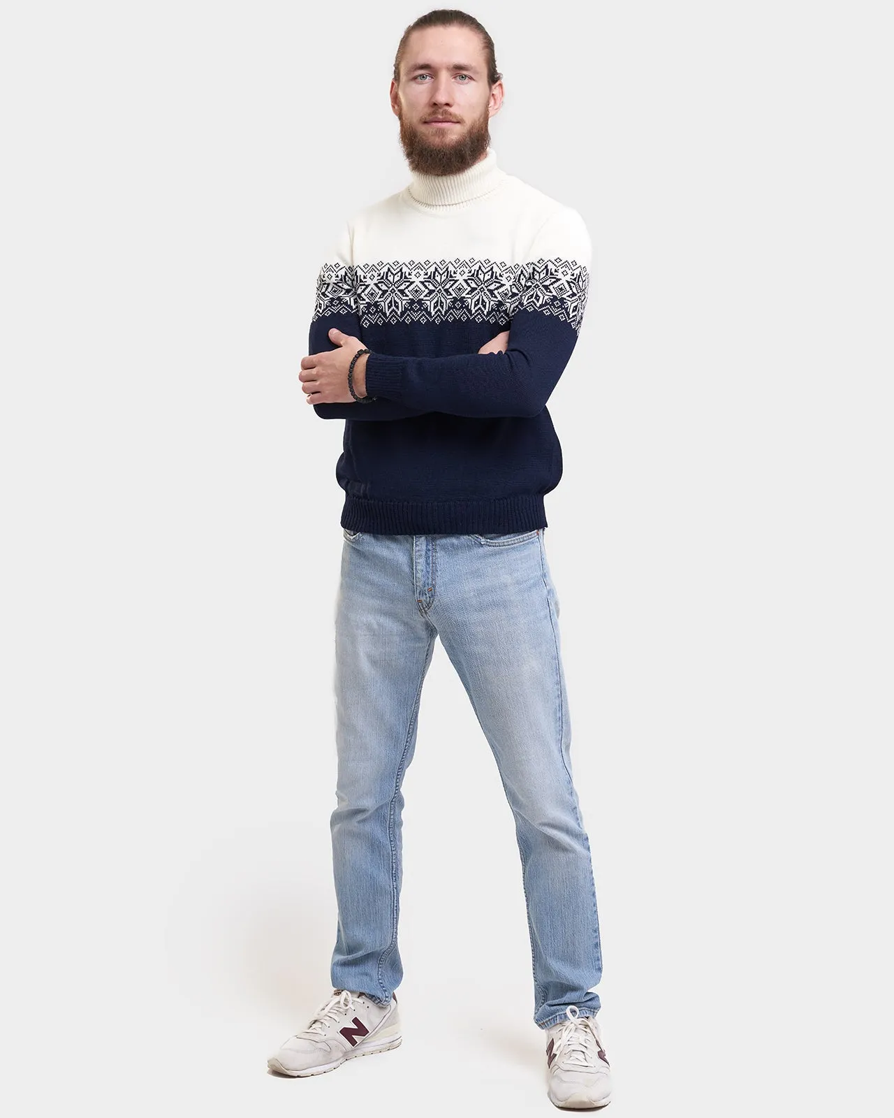 Vormsi unisex high neck sweater