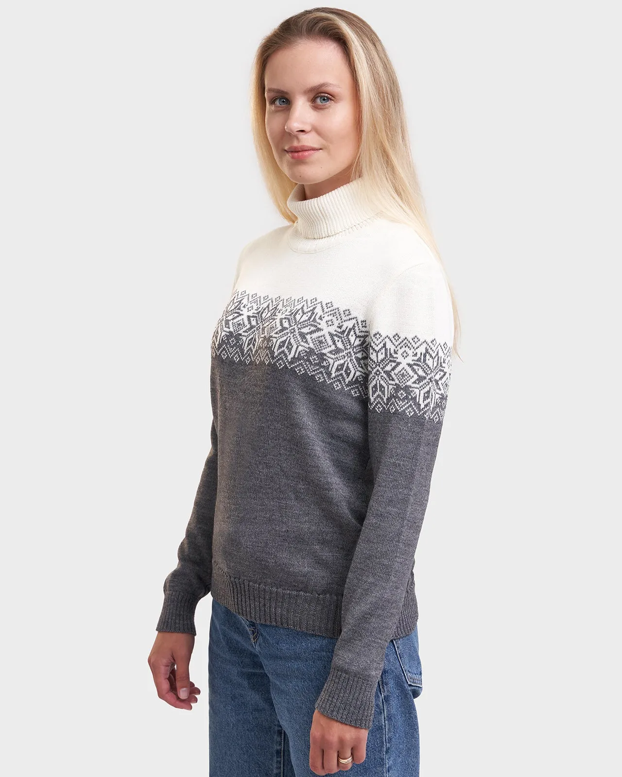 Vormsi unisex high neck sweater