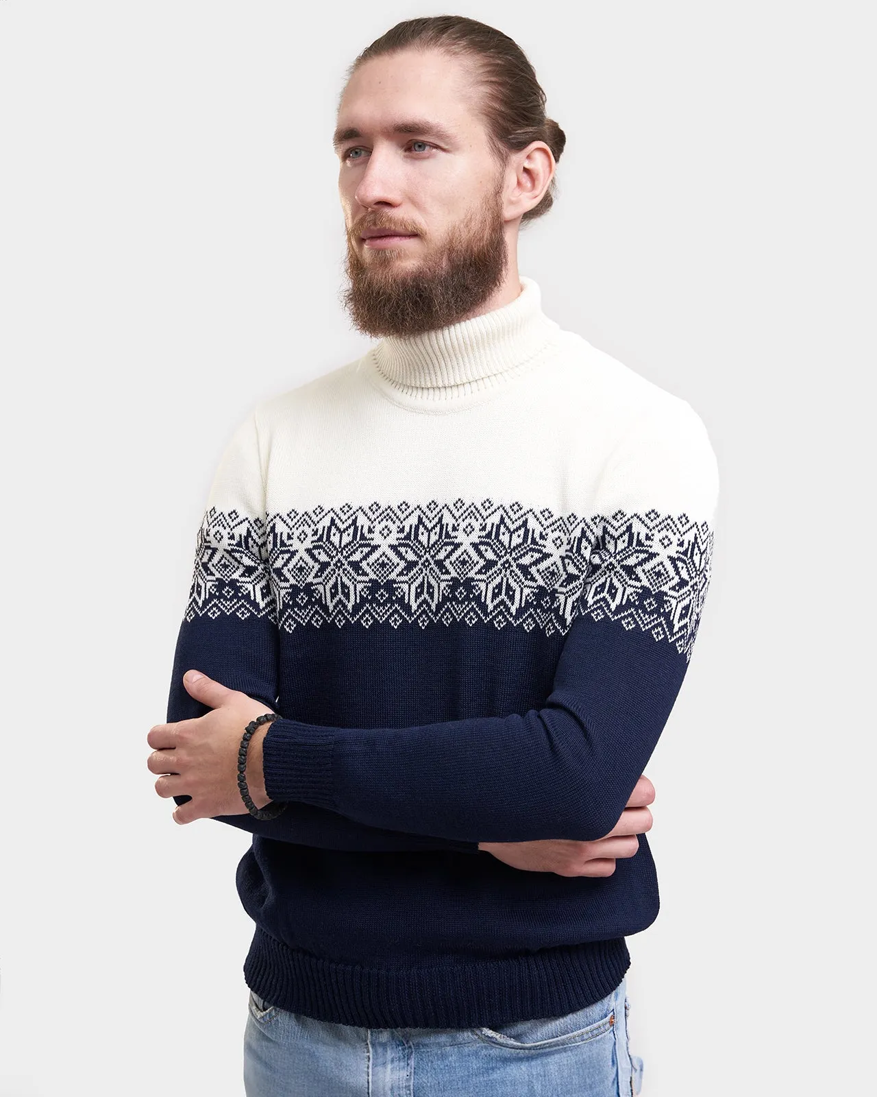 Vormsi unisex high neck sweater